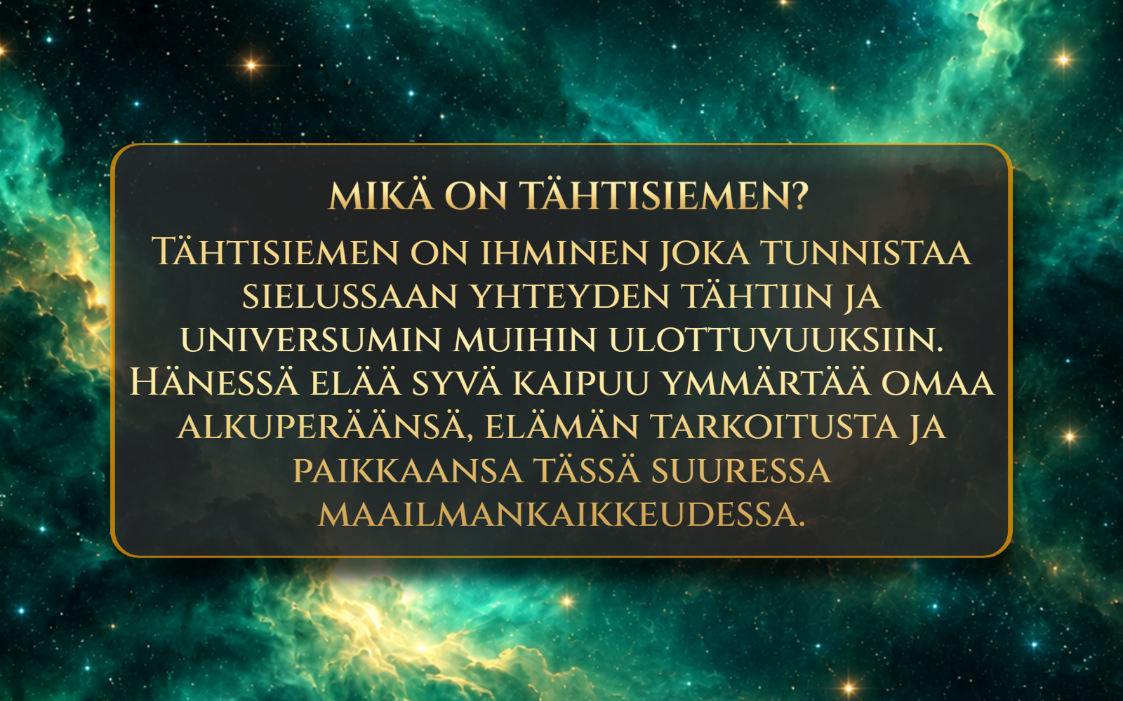 TÄHTISIEMENEN TIETOPANKKI – kuva 2 / 16